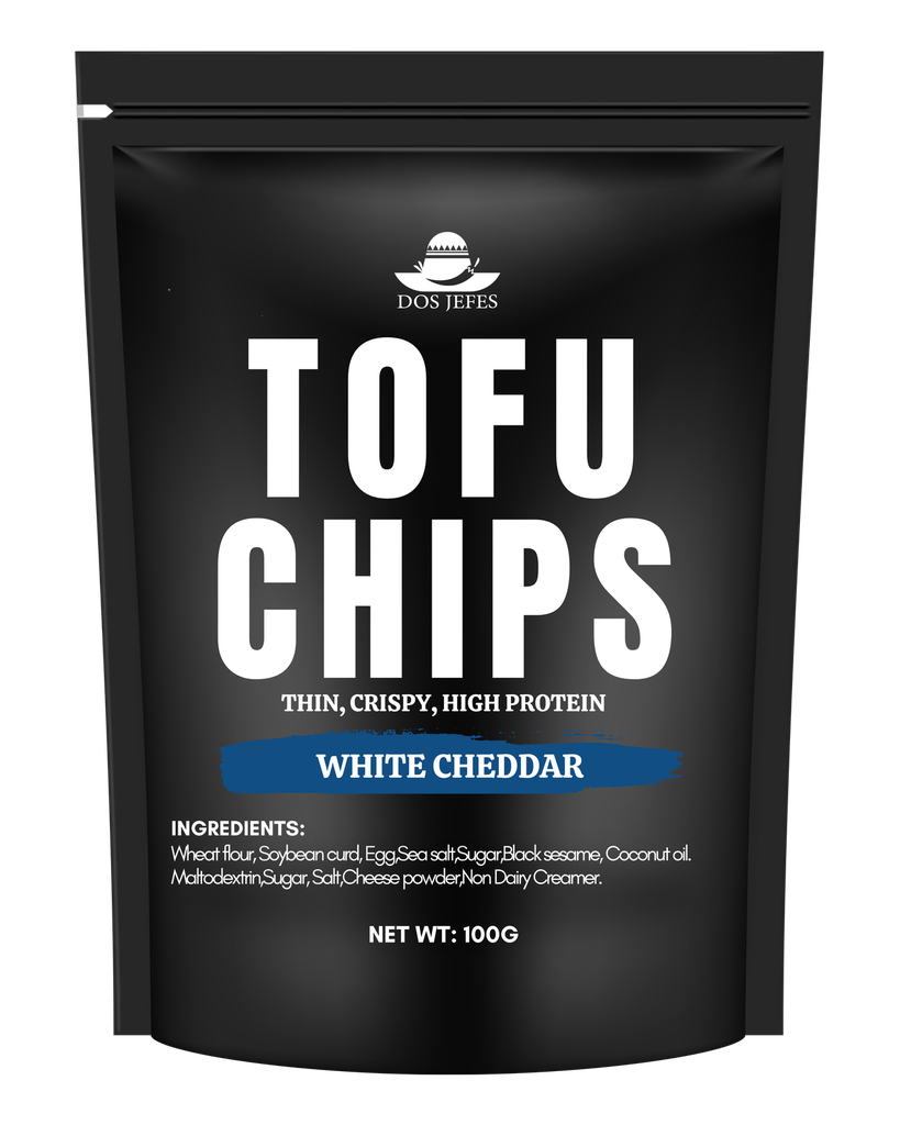 Dos Jefes Tofu Chips - White Cheddar