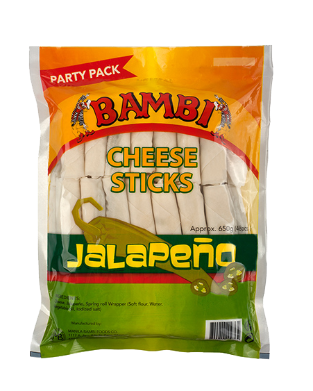 [JAL05] Bambi Cheese Sticks with Jalapeño - Party pack