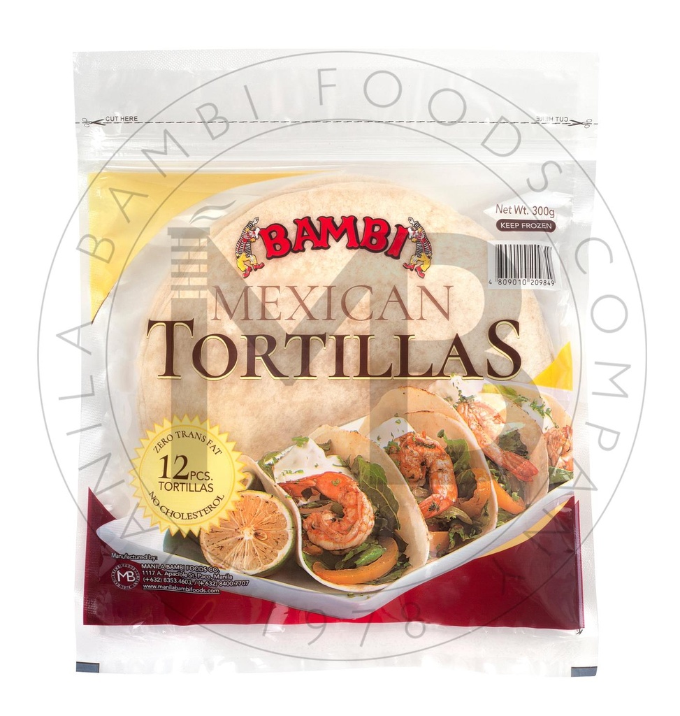 [TS] Bambi Mexican Tortilla 6" - 300g