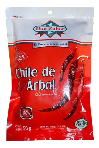 [ARBOL-50G] Don Zabor - Arbol Pepper 50grams