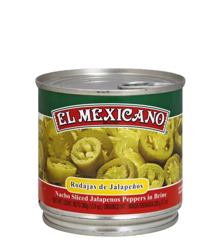 [EMJS3-380G] El Mexicano Sliced Jalapeño - 380g