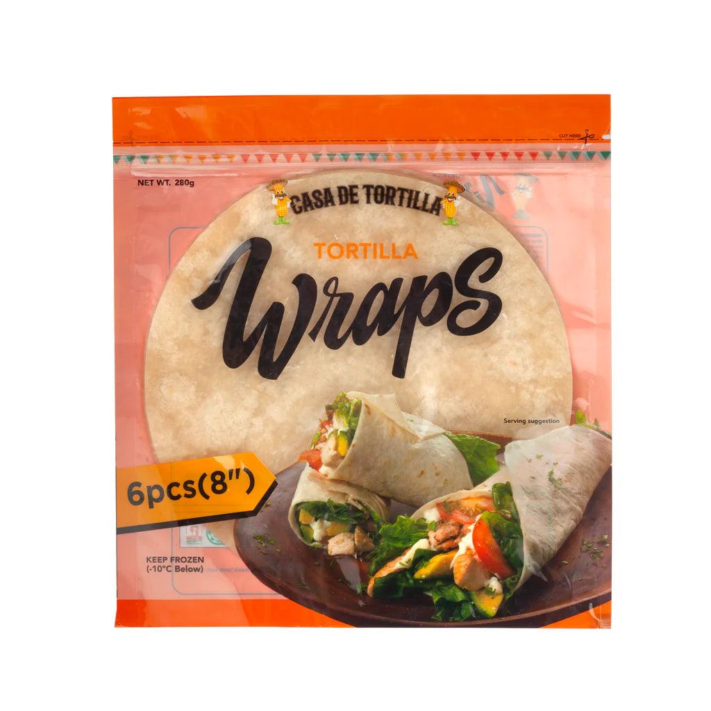 [C8"] Casa De Tortilla Flour Tortilla Wrap (8" & 10") (8" - 230g)